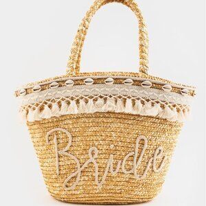 Bride Straw Tote